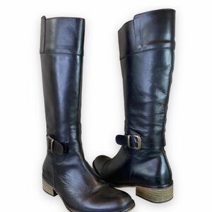 Jeffrey Campbell Tall Black Leather Boots